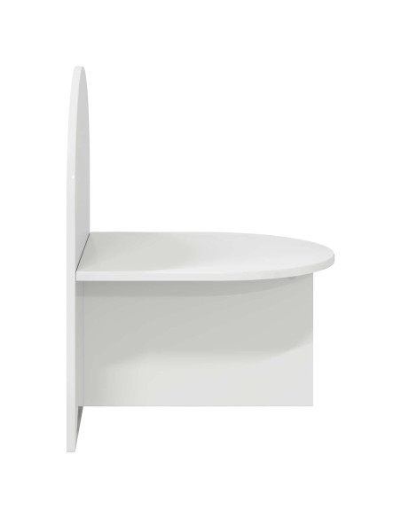 Comodino 2 pcs Bianco Lucido 48 x 49 x 65 cm