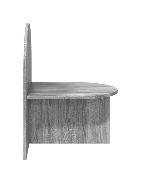 Comodino Grigio Sonoma 48 x 49 x 65 cm Legno ingegnerizzato