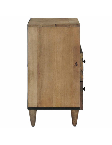 Mobiletto da Letto con cassetto Marrone 50 x 33 x 60 cm