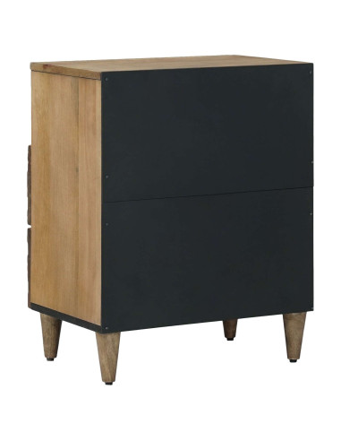 Mobiletto da Letto con cassetto Marrone 50 x 33 x 60 cm