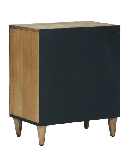 Mobiletto da Letto con cassetto Marrone 50 x 33 x 60 cm