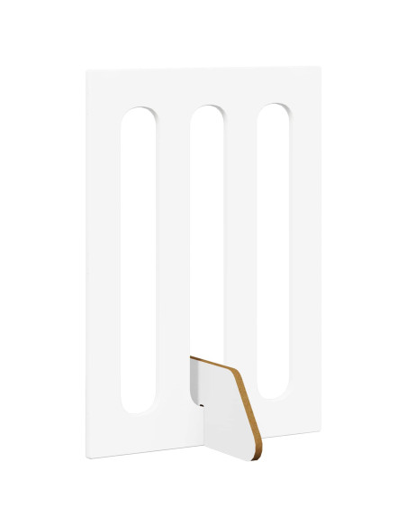 Recinto pieghevole per animali 2 pcs Bianco 100,5 x 38 x 70 cm