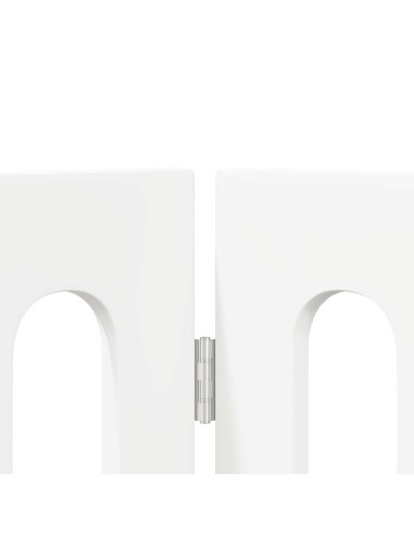 Recinto pieghevole per animali 2 pcs Bianco 100,5 x 38 x 70 cm