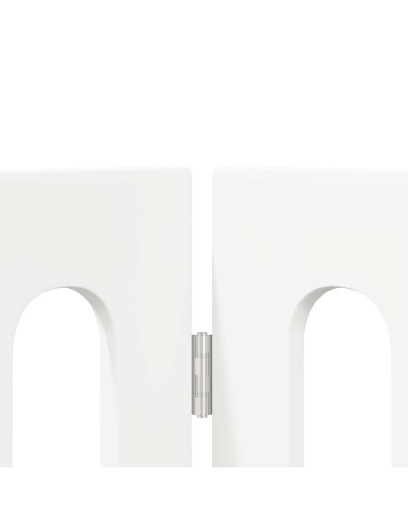 Recinto pieghevole per animali 2 pcs Bianco 100,5 x 38 x 70 cm