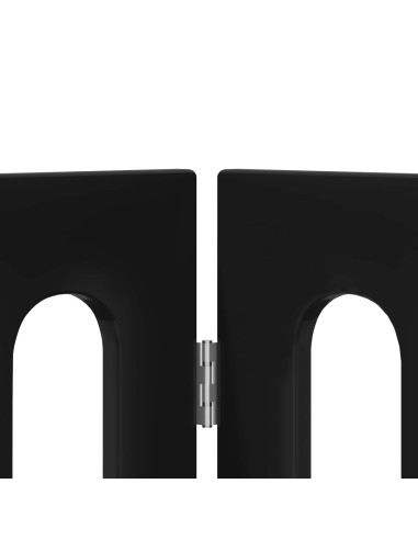 Recinto pieghevole per animali 2 pcs Rovere Nero