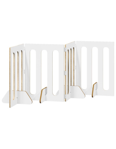 Recinto pieghevole per animali 4 pcs Rovere Sonoma