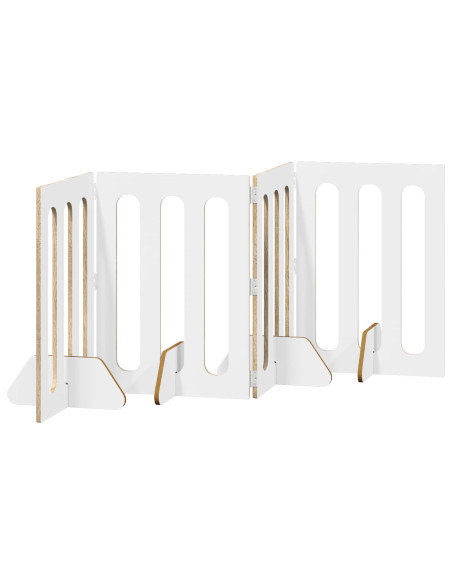 Recinto pieghevole per animali 4 pcs Rovere Sonoma
