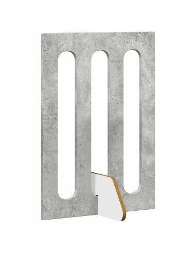 Recinto pieghevole per animali 2 pcs Grigio Cemento