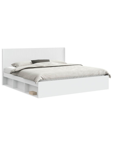 Struttura del letto con stoccaggio e testata 3 pcs