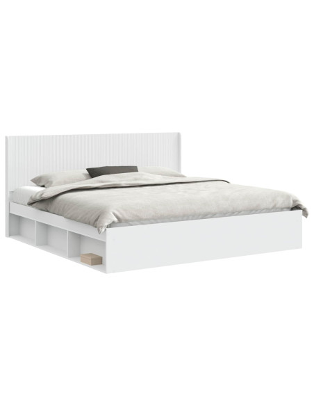 Struttura del letto con stoccaggio e testata 3 pcs