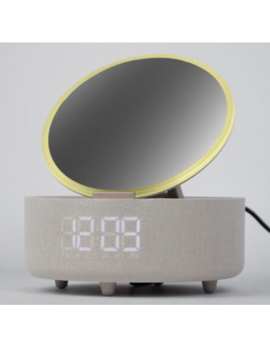 SPEAKER SPECCHIO/LAMPADA/OROL.BEIGE DUDUU MAKE UP BEIGE 15W PC/SMARTPH