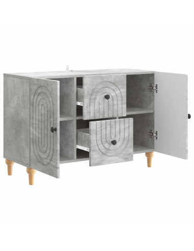 Mobile TV Grigio Cemento 89 x 34,5 x 60 cm Legno ingegnerizzato