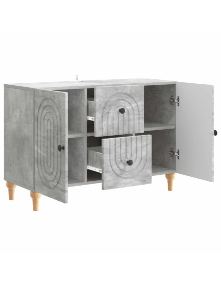Mobile TV Grigio Cemento 89 x 34,5 x 60 cm Legno ingegnerizzato