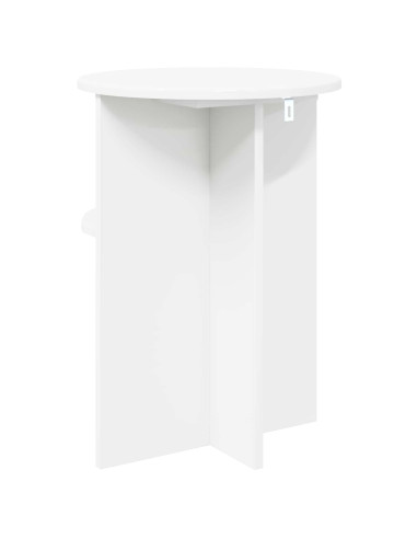 Tavolo laterale Bianco Ø 39,5 x 55 cm Legno ingegnerizzato