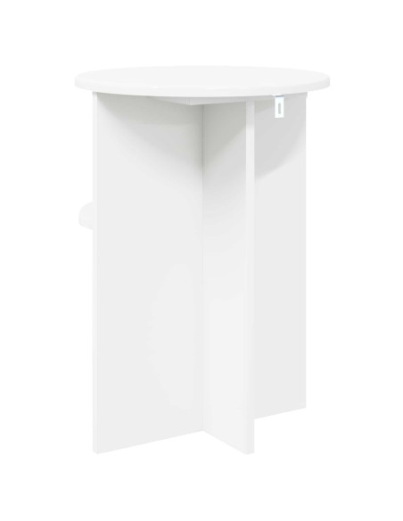 Tavolo laterale Bianco Ø 39,5 x 55 cm Legno ingegnerizzato