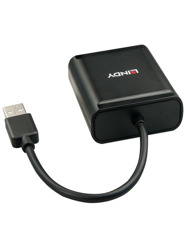 Lindy 42679 hub di interfaccia USB 2.0 Nero