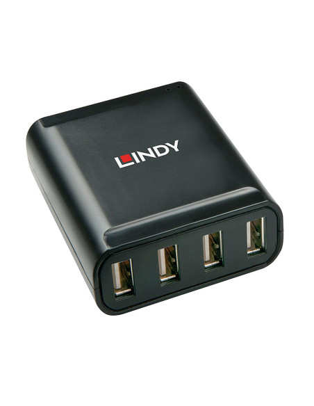 Lindy 42679 hub di interfaccia USB 2.0 Nero