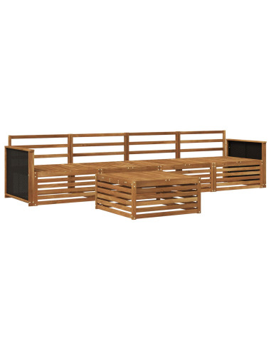 Set di divani da esterno 5 pcs Naturale