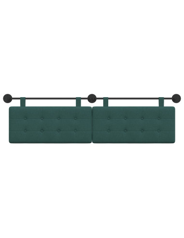 Testata appesa Verde Scuro 190 x 55 x 5 cm Tessuto