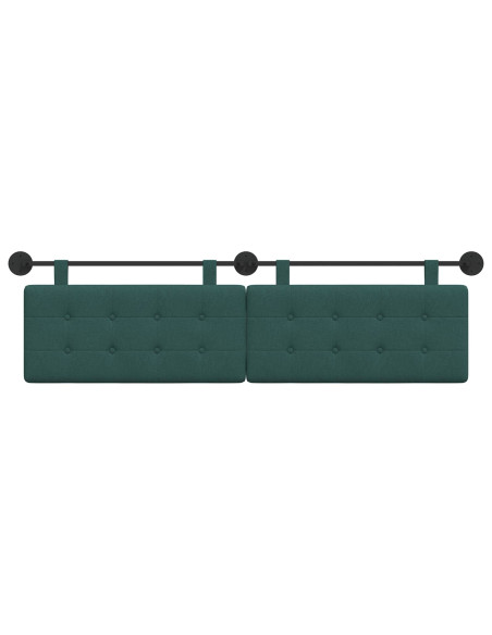 Testata appesa Verde Scuro 190 x 55 x 5 cm Tessuto
