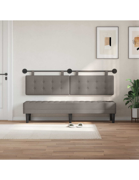 Testata appesa Montaggio a parete Talpa 190 x 55 x 5 cm Tessuto