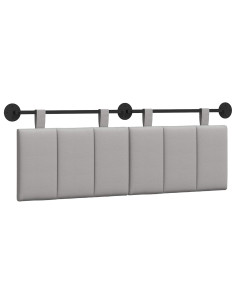 Testata appesa Rigato Grigio Nuvola 150 x 55 x 5 cm Tessuto 2