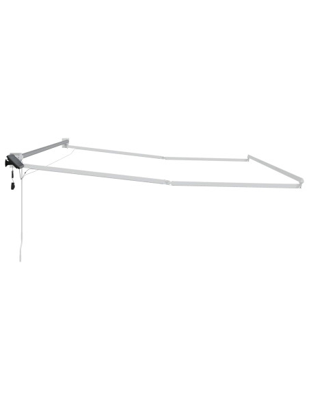 Struttura della tenda elettrica retrattile Bianco 4 x 2 m