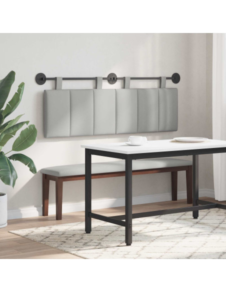Testata appesa Rigato Grigio Nuvola 150 x 55 x 5 cm Tessuto