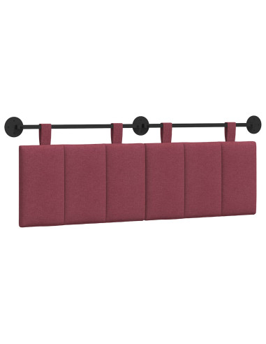 Testata appesa Rigato Rosso Vino 150 x 55 x 5 cm Tessuto