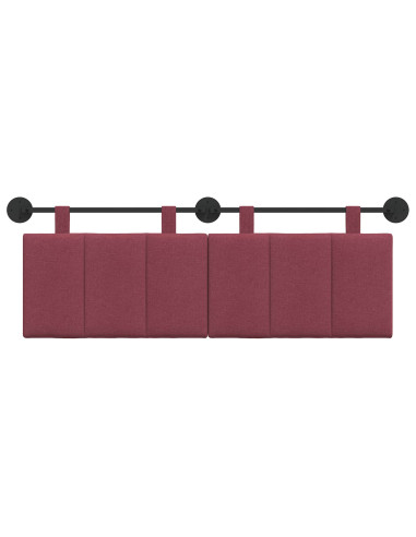 Testata appesa Rigato Rosso Vino 150 x 55 x 5 cm Tessuto