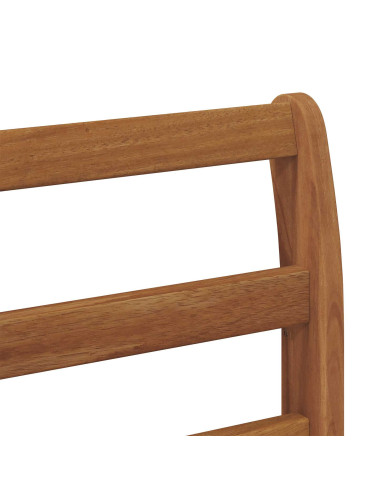 Set divani 8 pcs Naturale e Antracite Legno di Acacia Massello