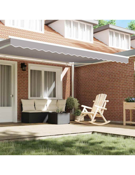 Tenda a Braccio Grigio chiaro 430 x 20 cm Tela