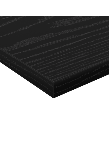 Scaffale 4 pcs Nero 40 x 40 x 1,5 cm Legno multistrato