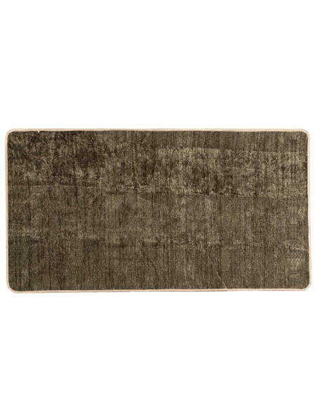 Runner Tappeto MARSA Verde Foresta 150 x 80 cm Poliestere e PVC