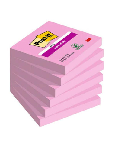 CF6 S-STICKY 76X76MM ROSA TROPICALE