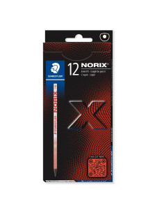 CF12 MATITA GRAFITE NORIX HB ROSSO 2