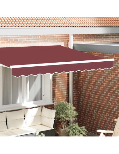 Tenda a Braccio Borgogna 580 x 20 cm Tela