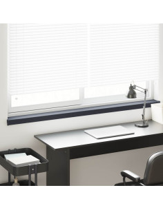 Soglia della Finestra Antracite con Venature del Legno PVC