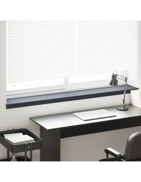Soglia della Finestra Antracite con Venature del Legno PVC