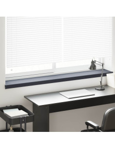 Soglia della Finestra Antracite con Venature del Legno PVC