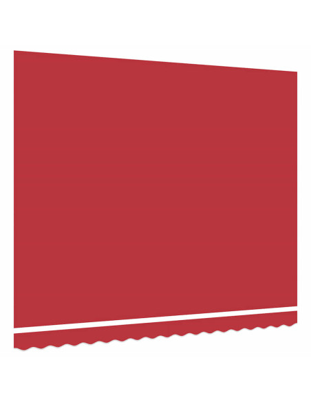 Telo di ricambio per tenda da sole Rosso 380 x 295 cm