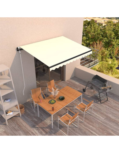 Tenda da Sole Retrattile Automatica 300x250 cm Crema