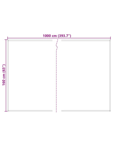 Sostituzione Tenda da sole Giallo e Grigio 1000 x 160 cm