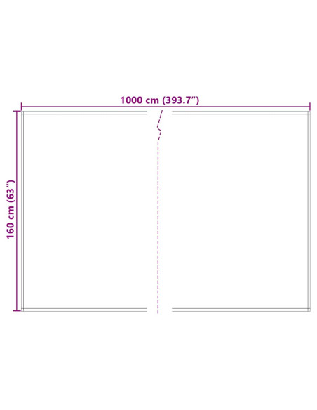Sostituzione Tenda da sole Giallo e Grigio 1000 x 160 cm
