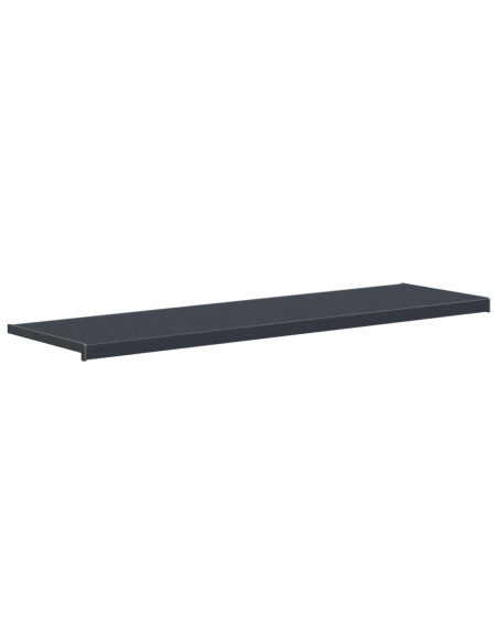 Soglia della Finestra Antracite con Venature del Legno PVC