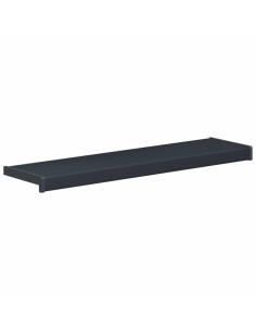 Soglia della Finestra Antracite con Venature del Legno PVC 2