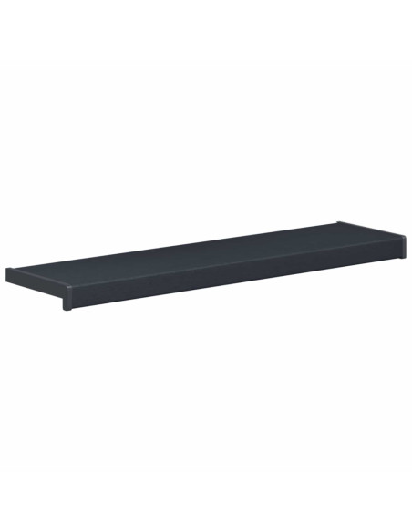 Soglia della Finestra Antracite con Venature del Legno PVC