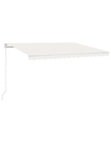 Tenda da Sole Retrattile Manuale 400x300 cm Crema