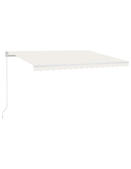 Tenda da Sole Retrattile Manuale 400x300 cm Crema