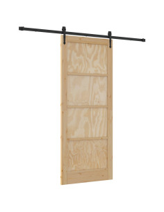 Porta scorrevole ORKDAL Naturale 86 x 211 cm 2